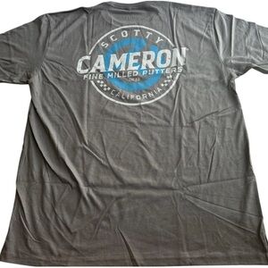 NWT SCOTTY CAMERON GALLERY Circle T Garage Tour Putters Tee Shirt Gray L XL XXL